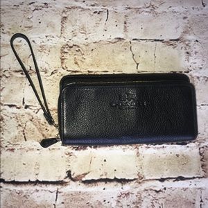 Coach Accordion Zip Wallet